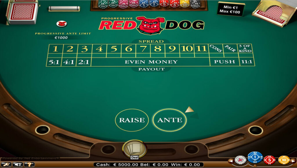 Red Dog Poker strategy