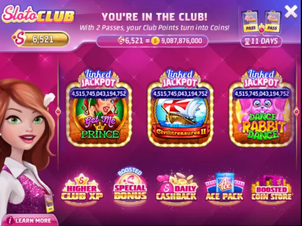 how to earn club points in slotomania